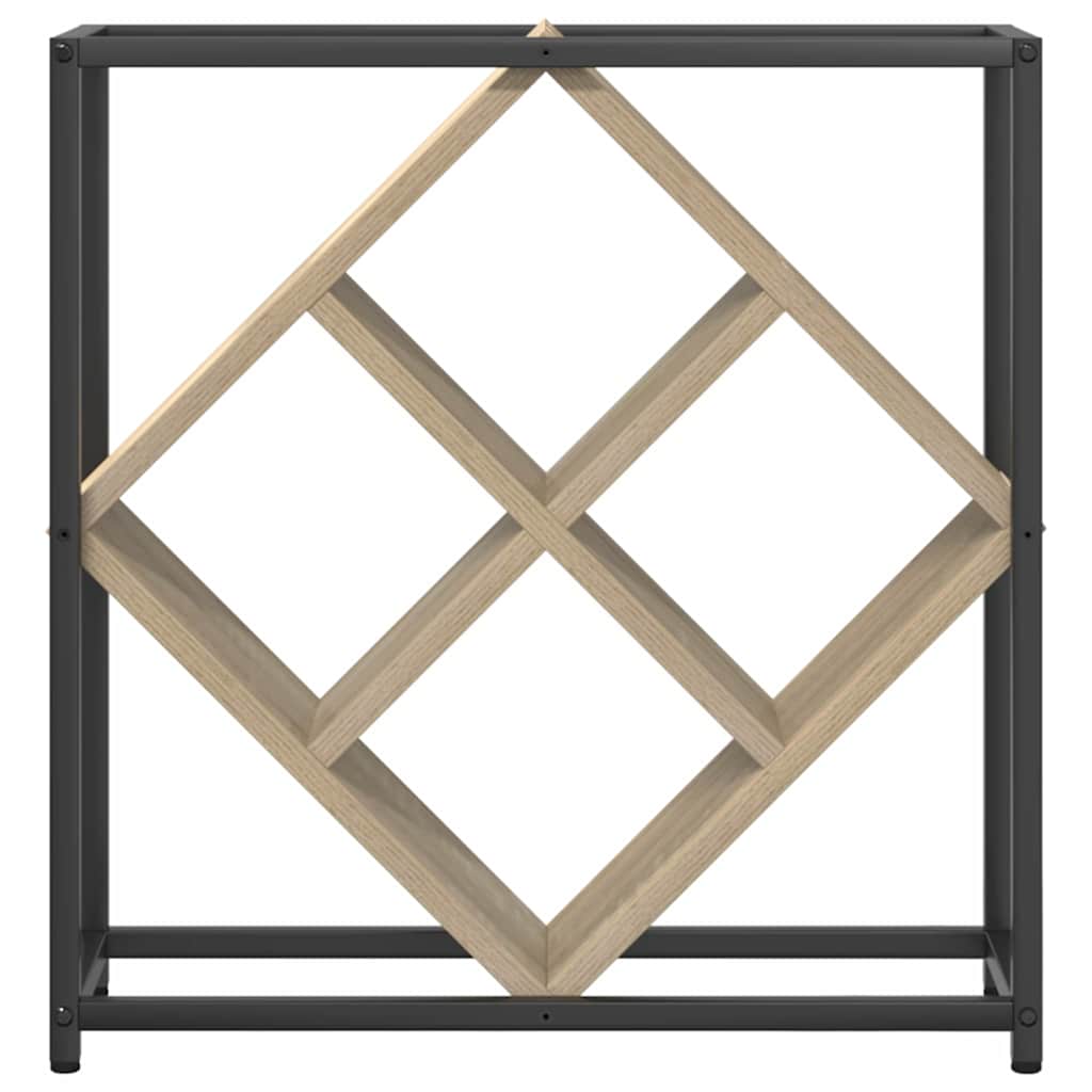Wijnrek Sonoma Eiken 51 x 18 x 52,5 cm Bewerkt hout is nu te koop bij PeponiXL, paradijselijk wonen!