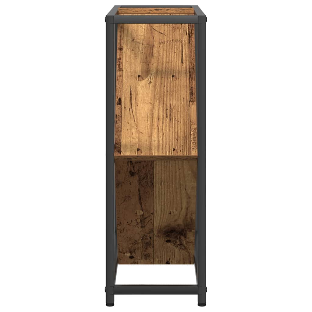 Wijnrek Oudhout 51 x 18 x 52,5 cm Bewerkt hout is nu te koop bij PeponiXL, paradijselijk wonen!