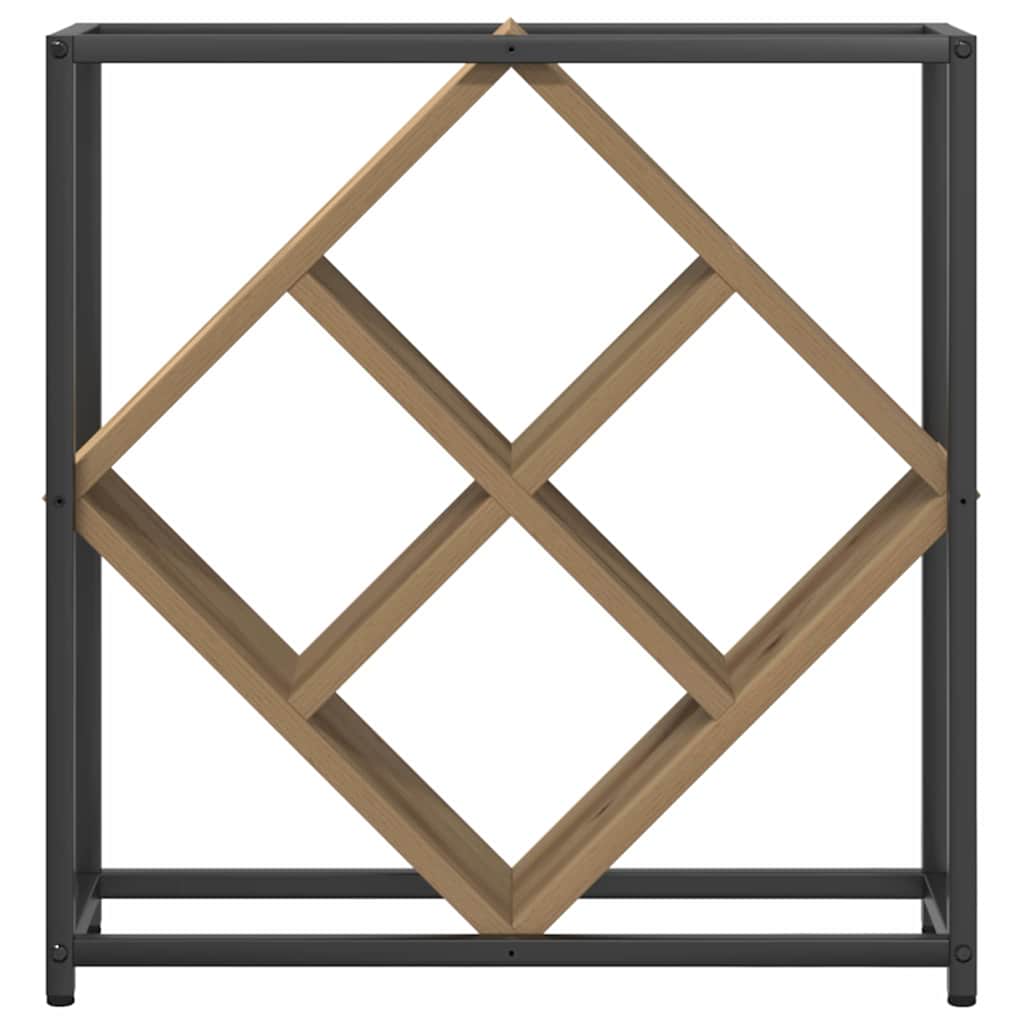 Wijnrek Artisan Eiken 51 x 18 x 52,5 cm Bewerkt hout is nu te koop bij PeponiXL, paradijselijk wonen!