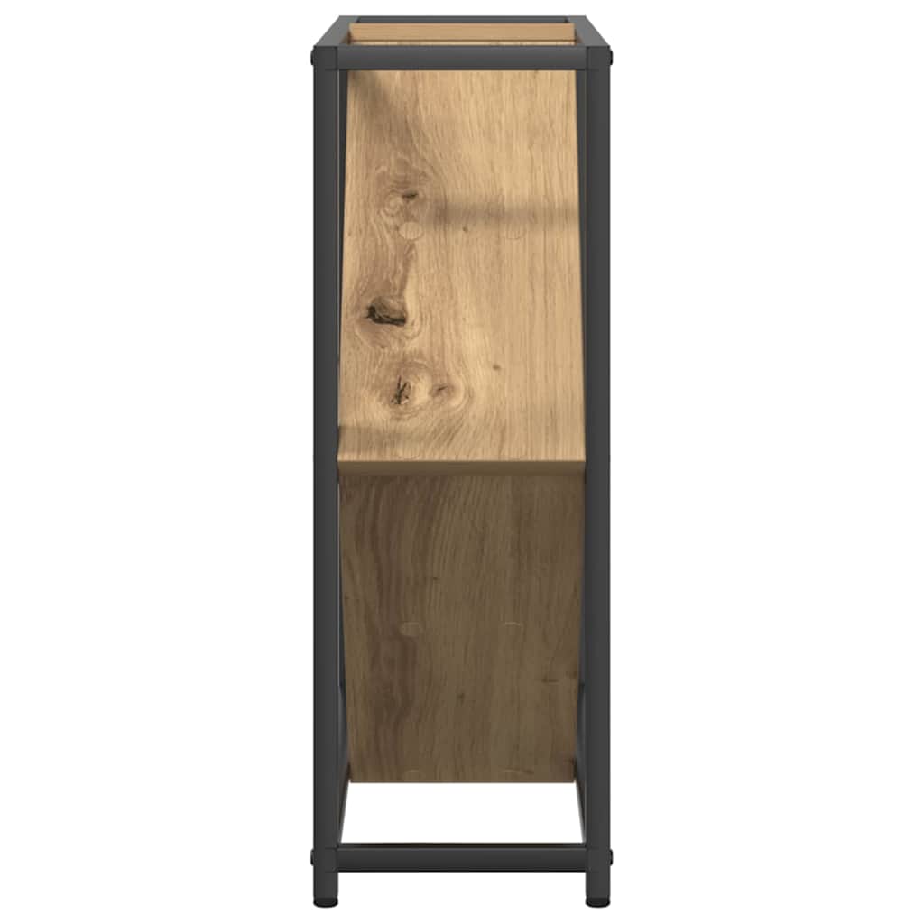 Wijnrek Artisan Eiken 51 x 18 x 52,5 cm Bewerkt hout is nu te koop bij PeponiXL, paradijselijk wonen!
