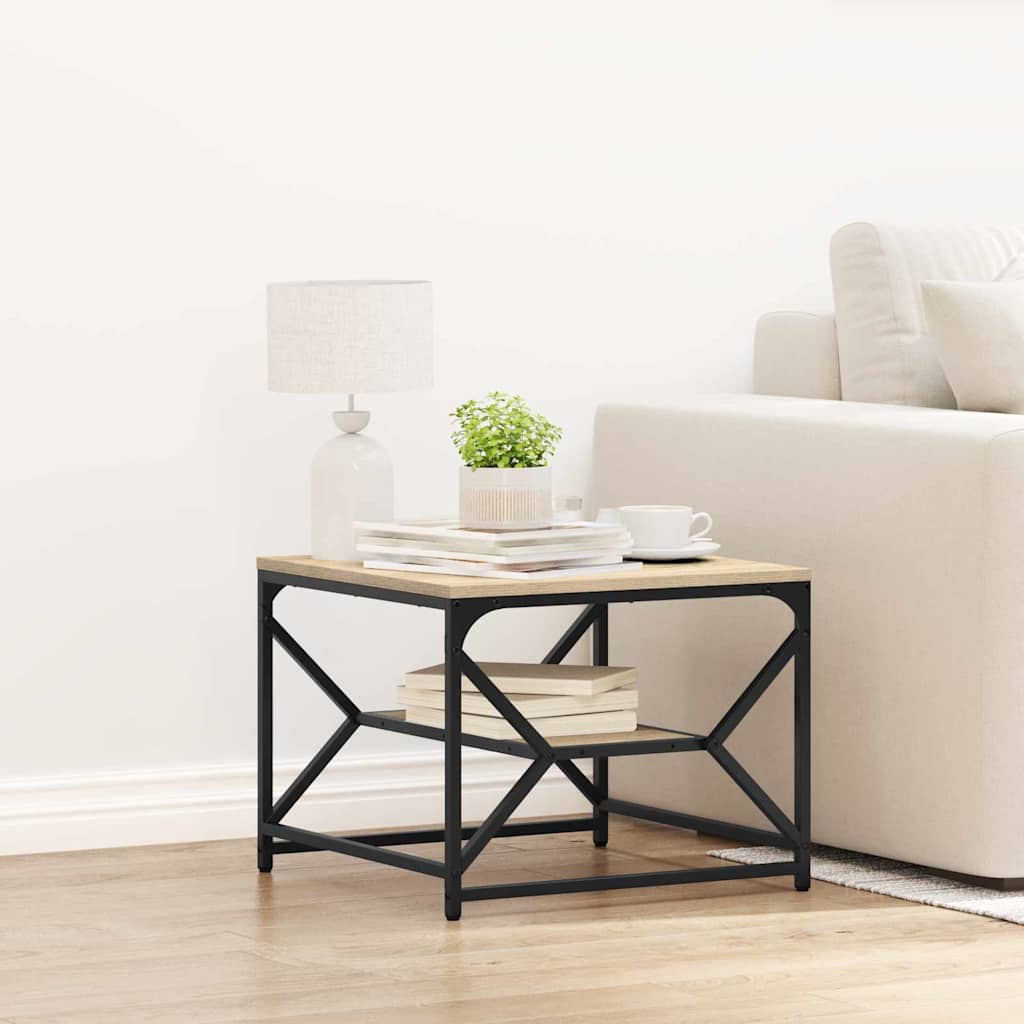 Salontafel Sonoma Eiken 51 x 50 x 40 cm is nu te koop bij PeponiXL, paradijselijk wonen!