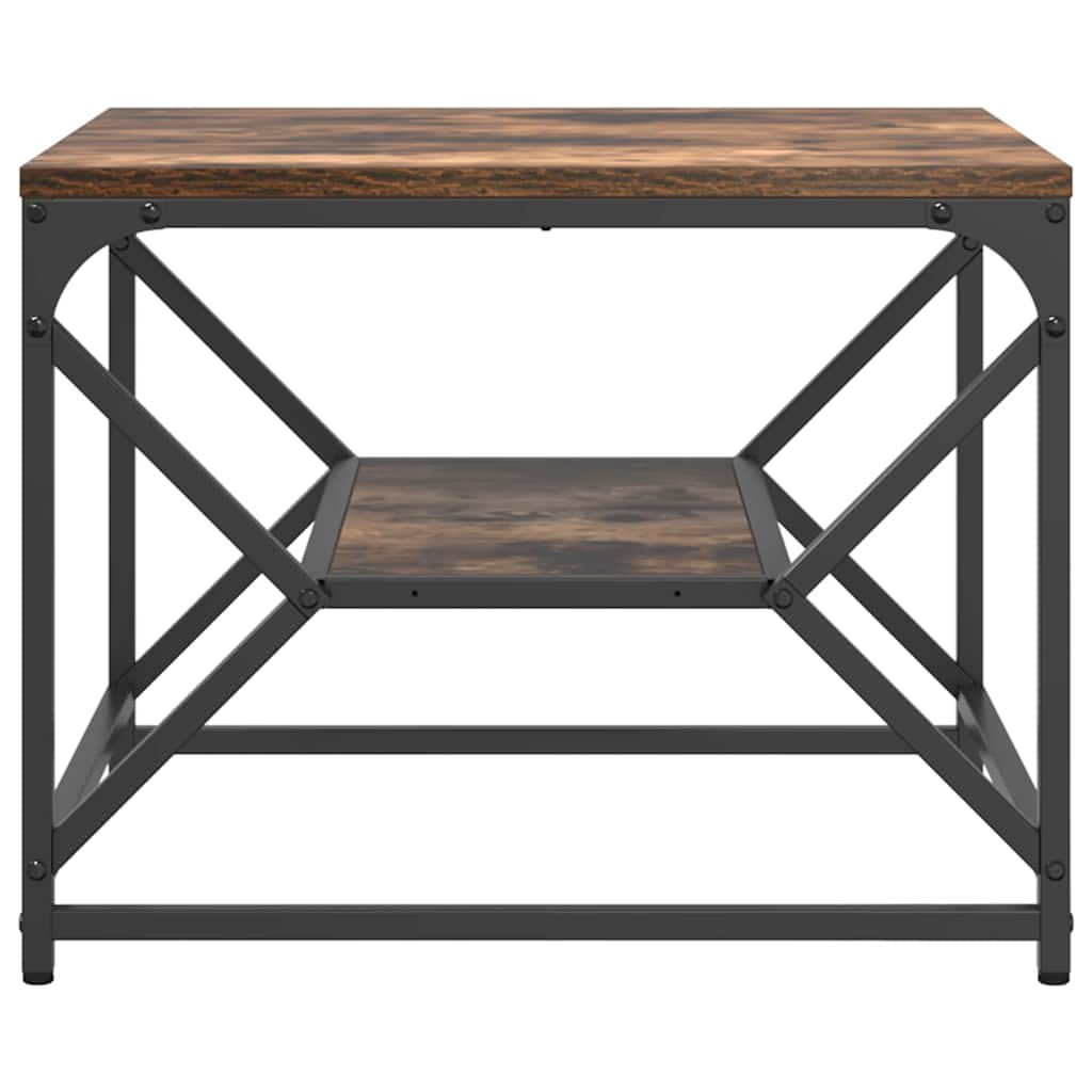 Salontafel Gerookt eiken 51 x 50 x 40 cm is nu te koop bij PeponiXL, paradijselijk wonen!