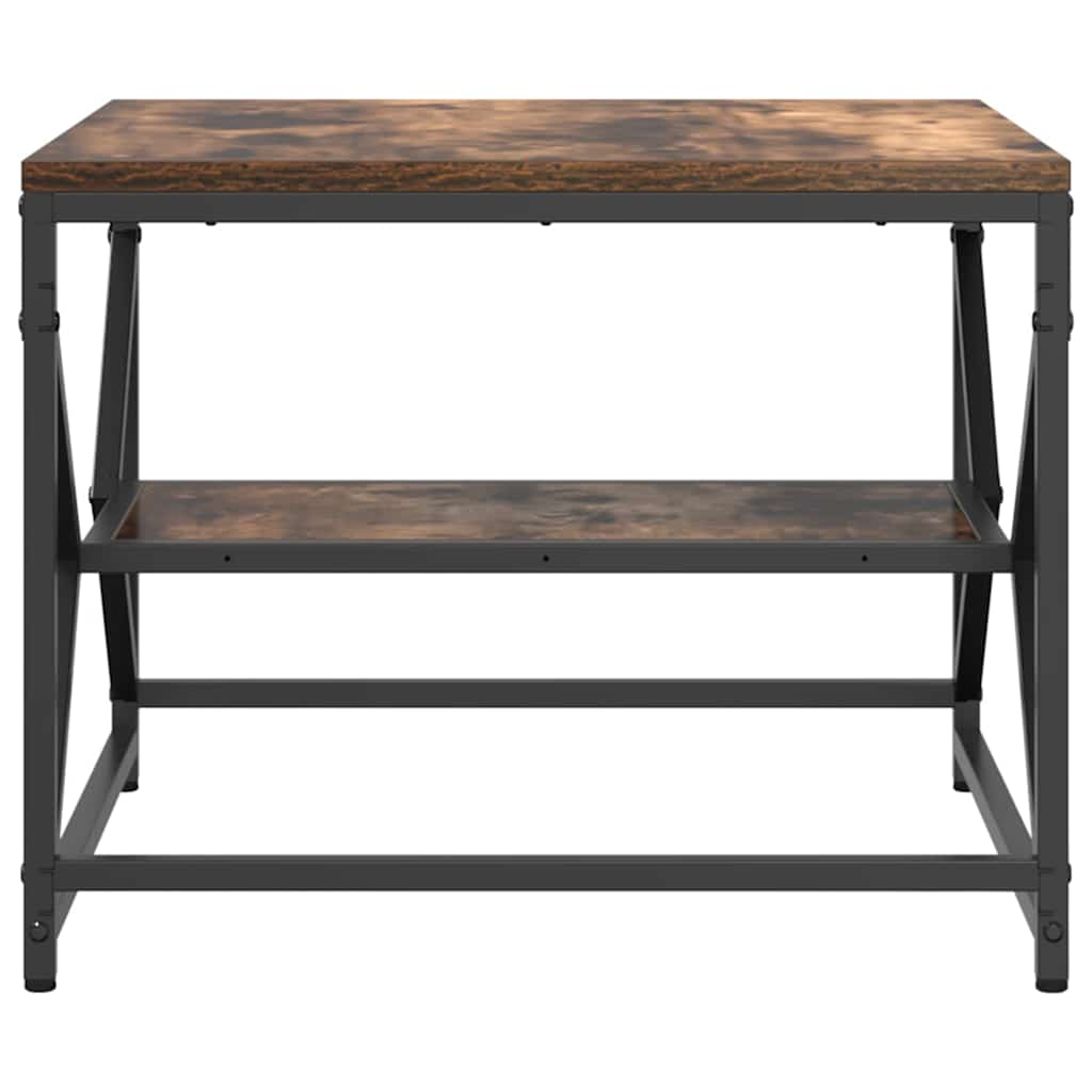 Salontafel Gerookt eiken 51 x 50 x 40 cm is nu te koop bij PeponiXL, paradijselijk wonen!