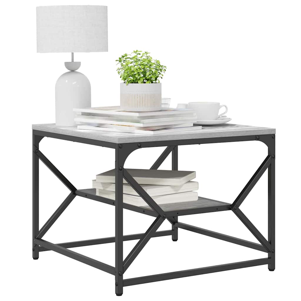 Salontafel Grijs Sonoma 51 x 50 x 40 cm is nu te koop bij PeponiXL, paradijselijk wonen!