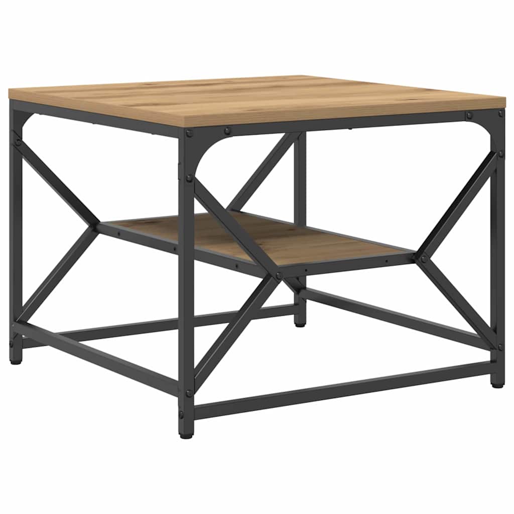Salontafel Artisan Eiken 51 x 50 x 40 cm is nu te koop bij PeponiXL, paradijselijk wonen!