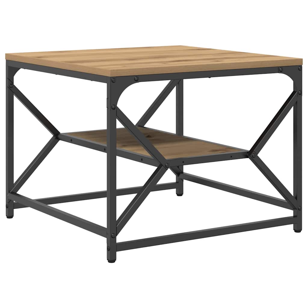 Salontafel Artisan Eiken 51 x 50 x 40 cm is nu te koop bij PeponiXL, paradijselijk wonen!