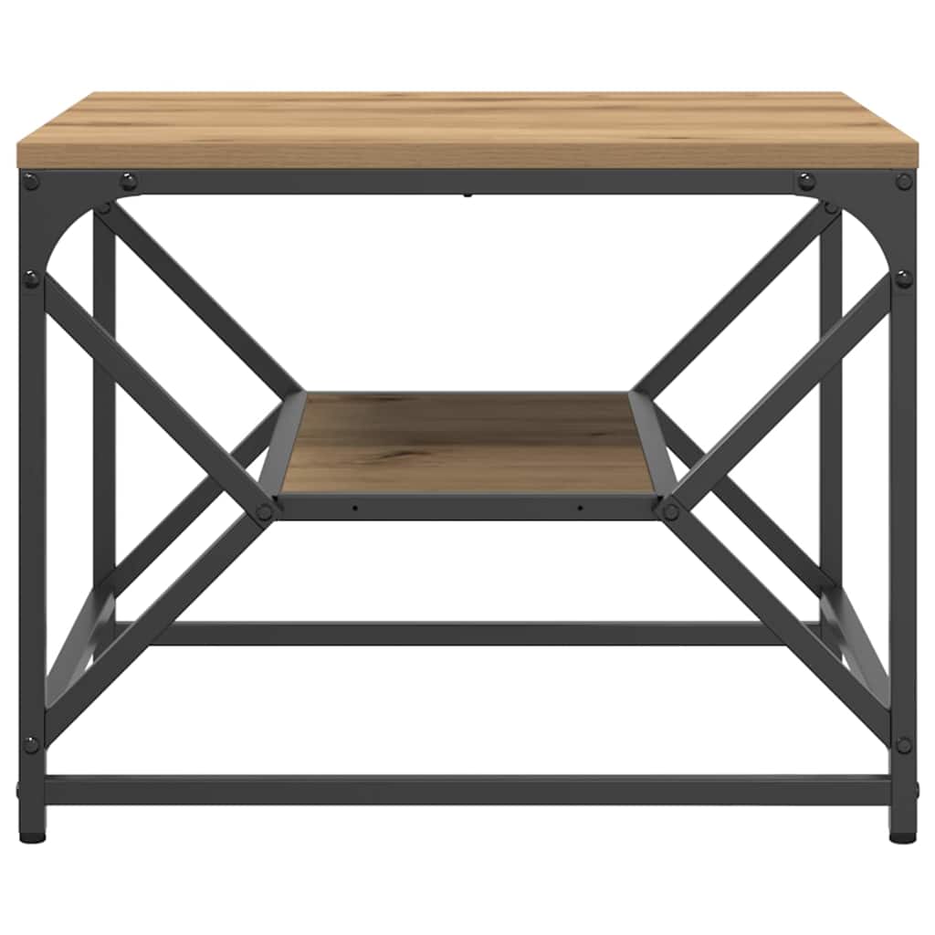 Salontafel Artisan Eiken 51 x 50 x 40 cm is nu te koop bij PeponiXL, paradijselijk wonen!