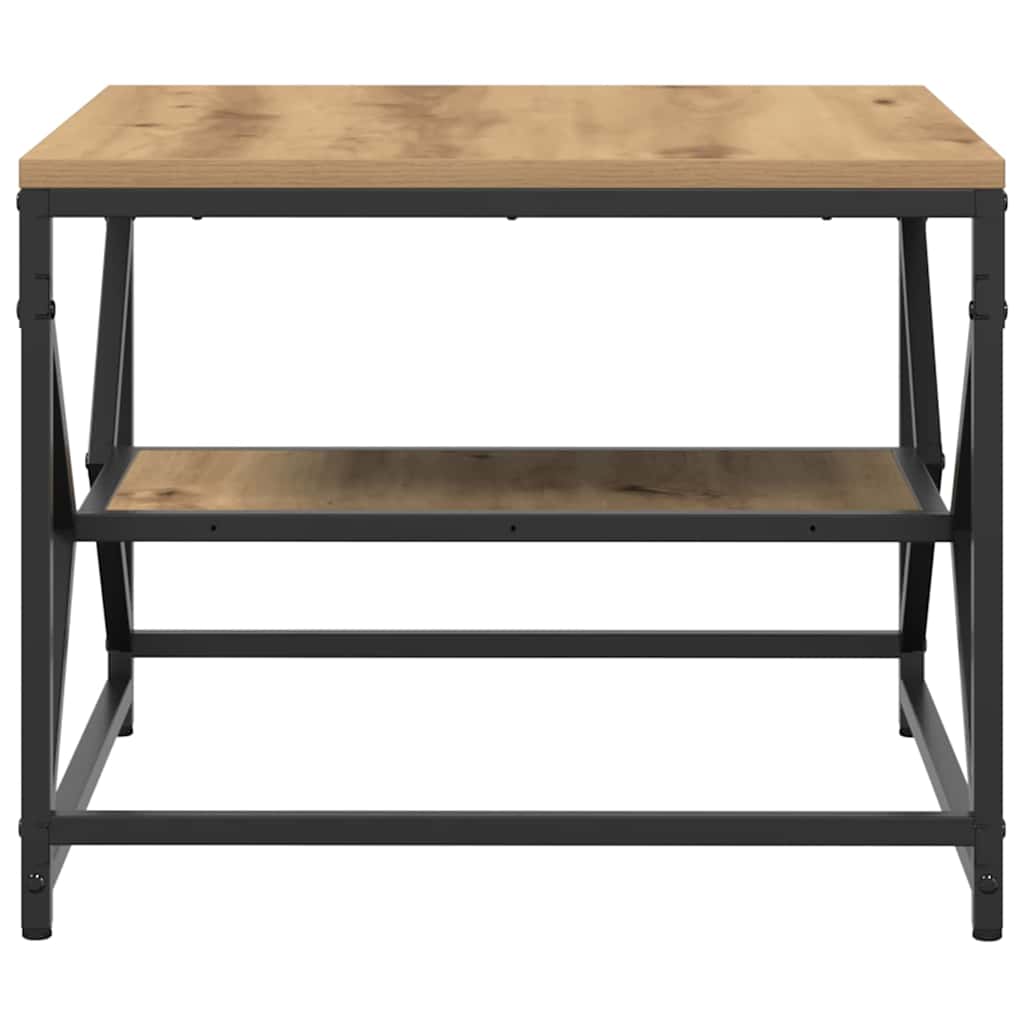 Salontafel Artisan Eiken 51 x 50 x 40 cm is nu te koop bij PeponiXL, paradijselijk wonen!