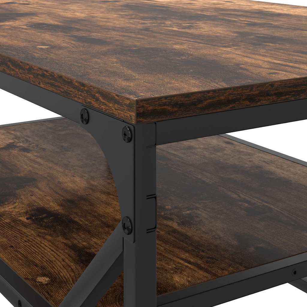 Salontafel Gerookt eiken 90 x 50 x 40 cm is nu te koop bij PeponiXL, paradijselijk wonen!