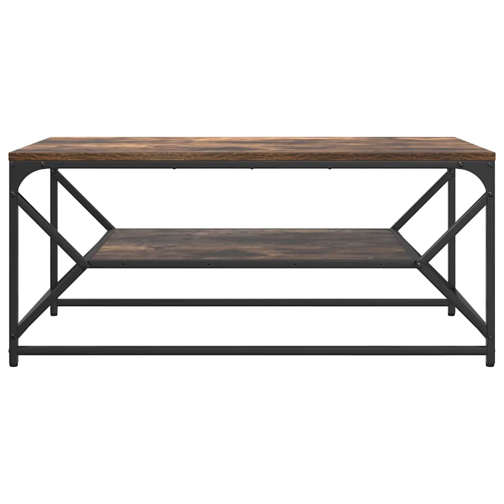 Salontafel Gerookt eiken 90 x 50 x 40 cm is nu te koop bij PeponiXL, paradijselijk wonen!