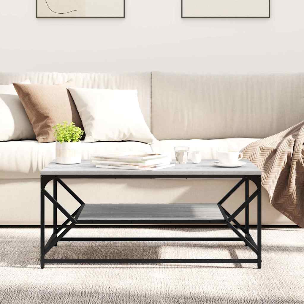 Salontafel Grijs Sonoma 90 x 50 x 40 cm is nu te koop bij PeponiXL, paradijselijk wonen!