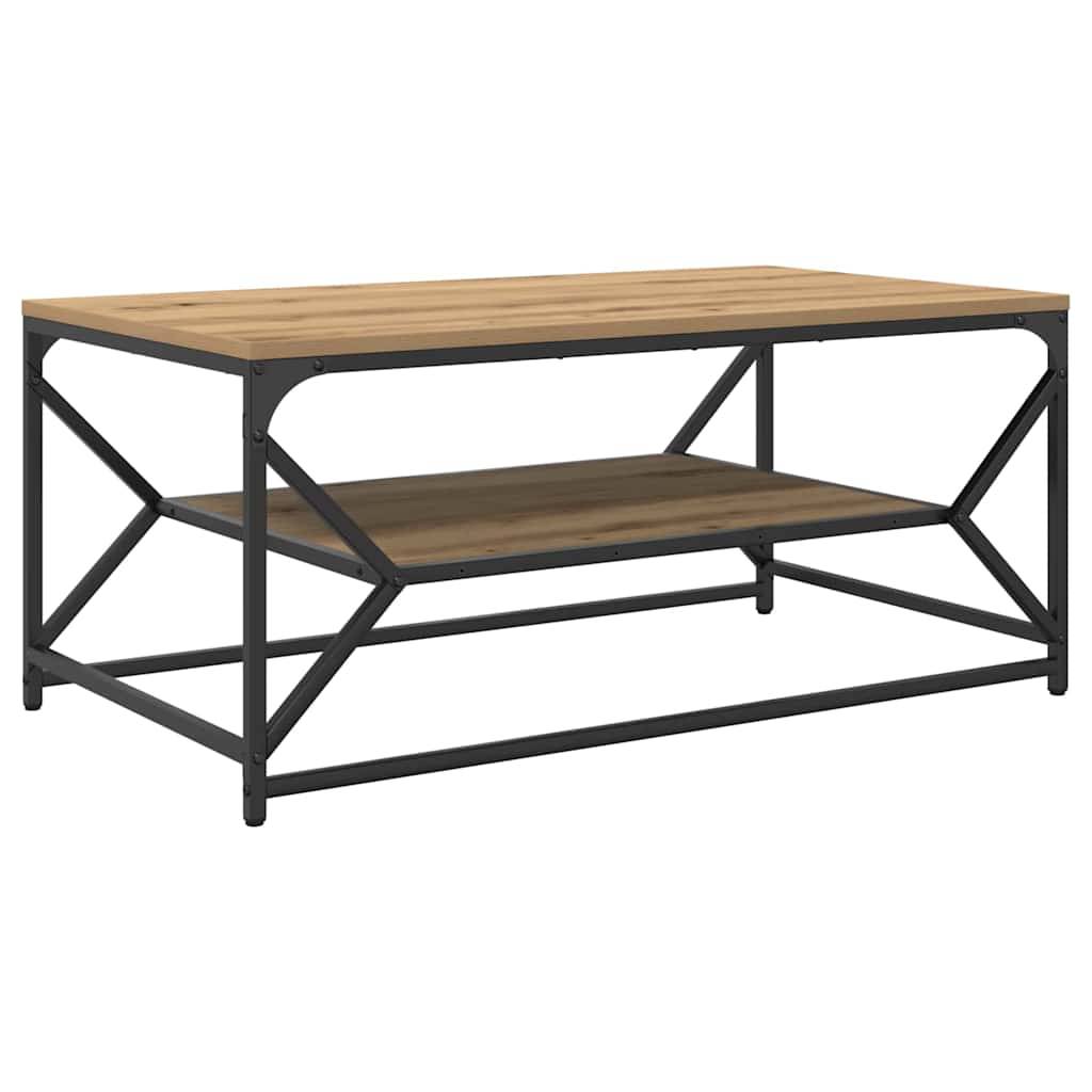 Salontafel Artisan Eiken 90 x 50 x 40 cm is nu te koop bij PeponiXL, paradijselijk wonen!