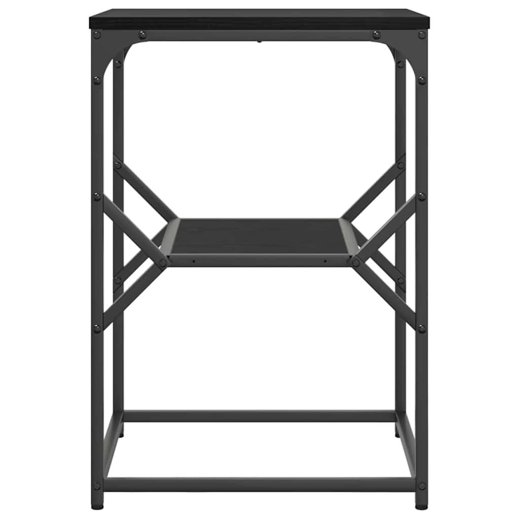 Bijzettafel Zwart Eiken 41 x 40 x 60 cm is nu te koop bij PeponiXL, paradijselijk wonen!