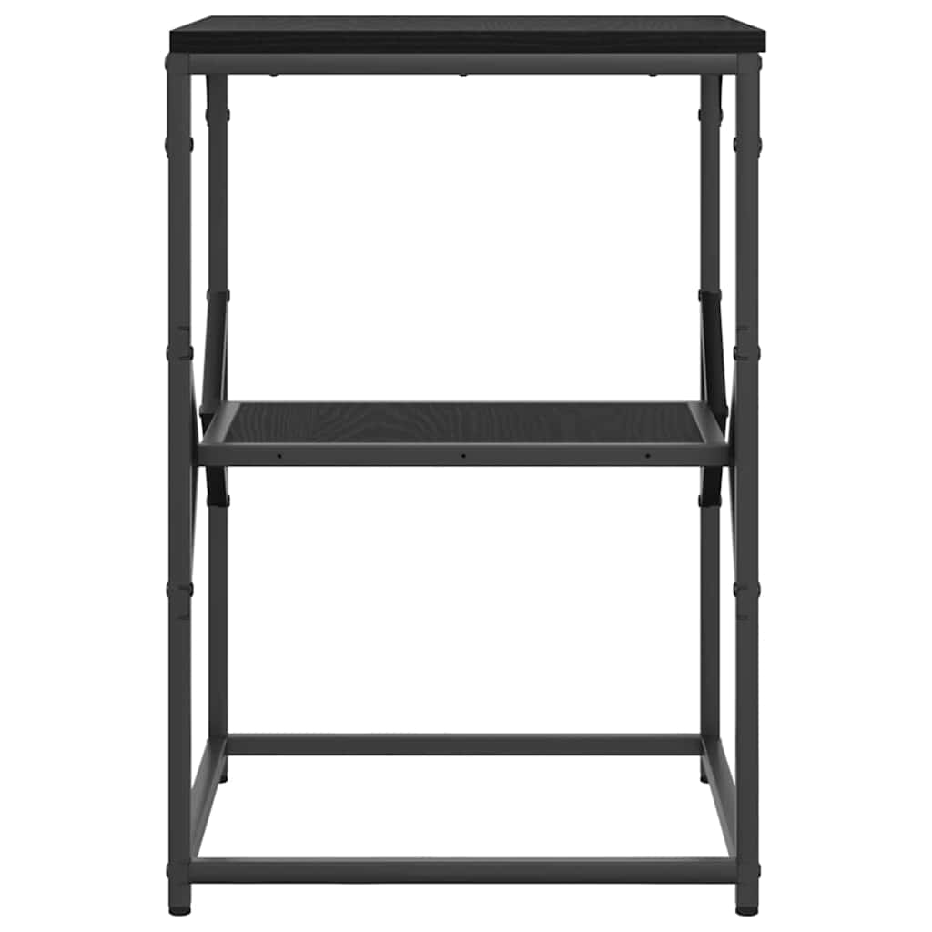 Bijzettafel Zwart Eiken 41 x 40 x 60 cm is nu te koop bij PeponiXL, paradijselijk wonen!