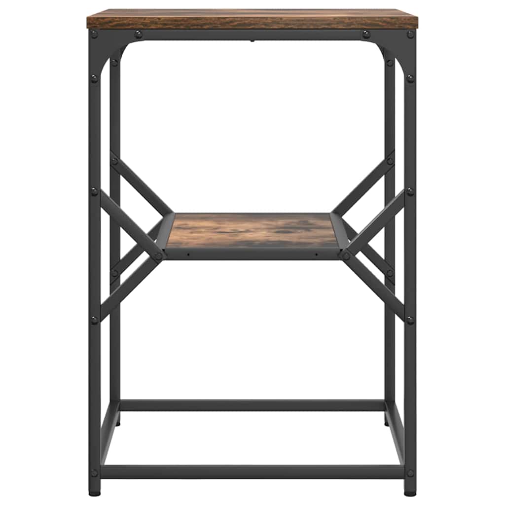 Bijzettafel Gerookt eiken 41 x 40 x 60 cm is nu te koop bij PeponiXL, paradijselijk wonen!