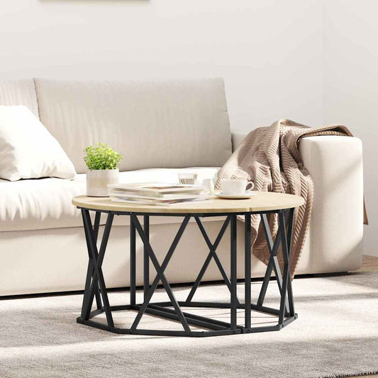 Salontafel Sonoma Eiken 80 x 80 x 42 cm is nu te koop bij PeponiXL, paradijselijk wonen!
