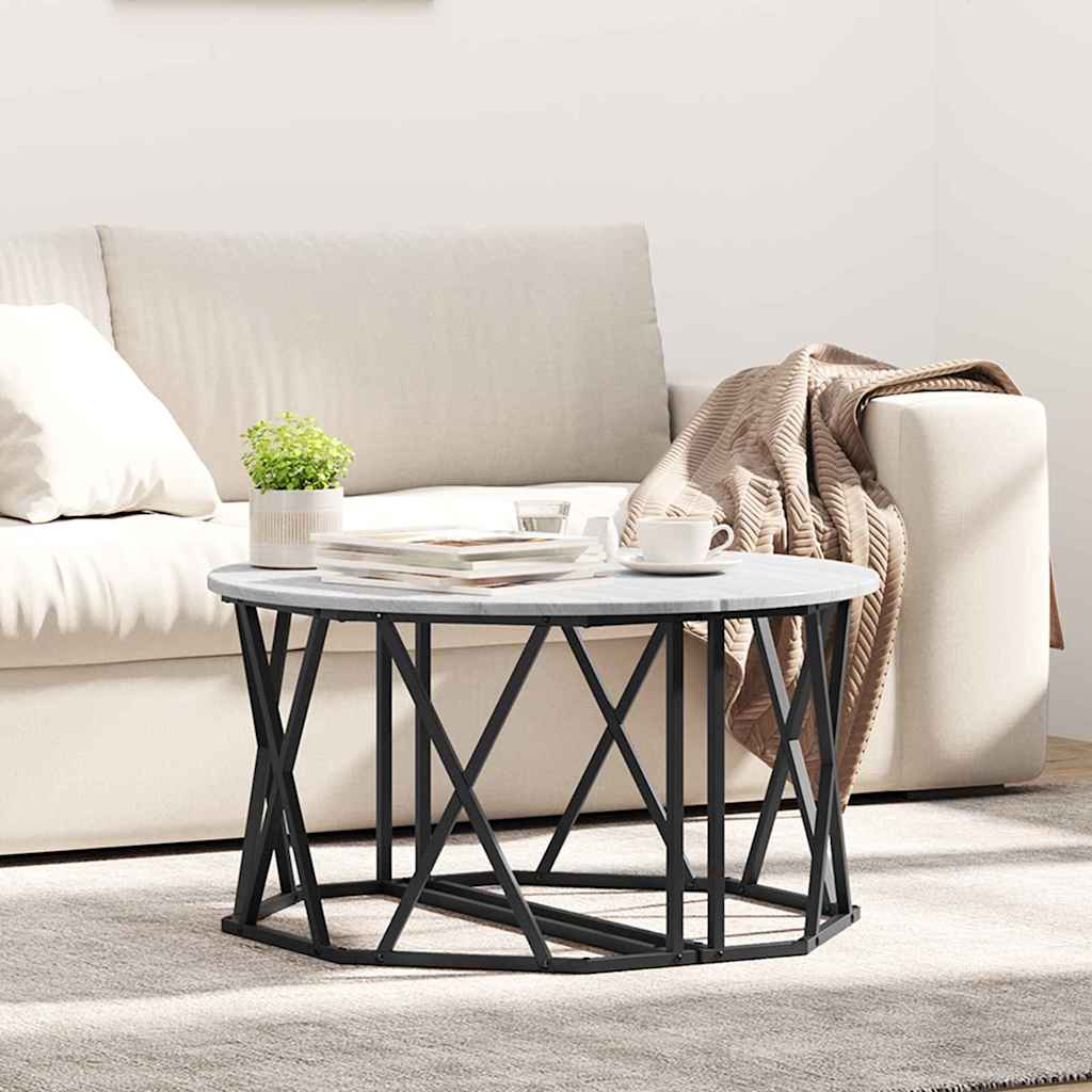 Salontafel Grijs Sonoma 80 x 80 x 42 cm is nu te koop bij PeponiXL, paradijselijk wonen!