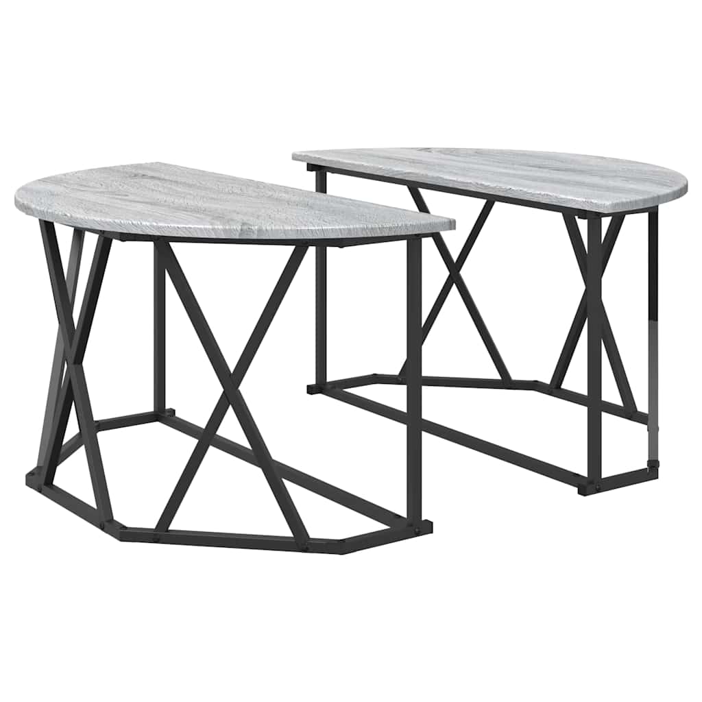Salontafel Grijs Sonoma 80 x 80 x 42 cm is nu te koop bij PeponiXL, paradijselijk wonen!