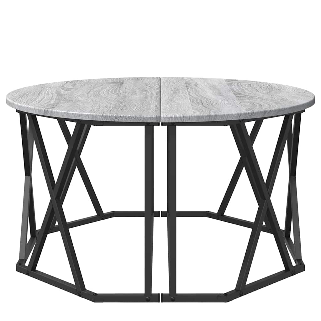 Salontafel Grijs Sonoma 80 x 80 x 42 cm is nu te koop bij PeponiXL, paradijselijk wonen!