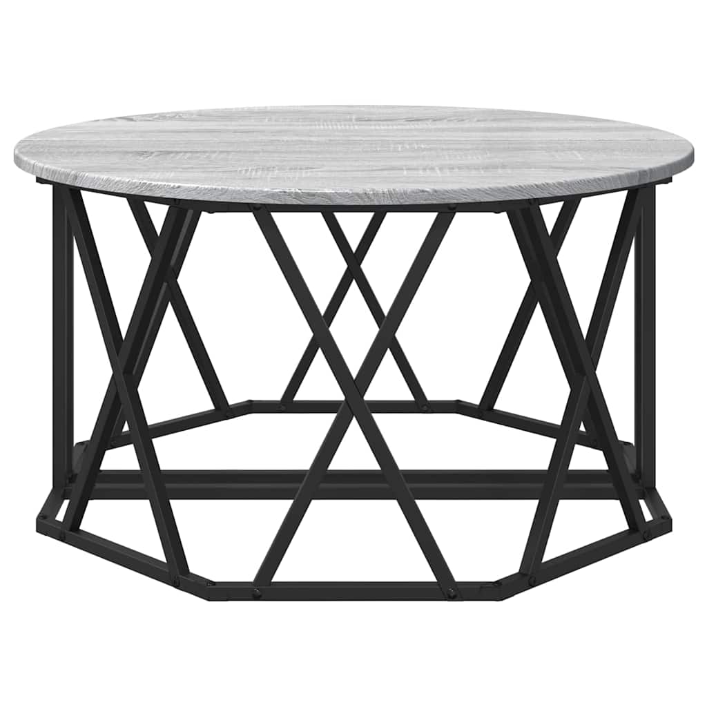 Salontafel Grijs Sonoma 80 x 80 x 42 cm is nu te koop bij PeponiXL, paradijselijk wonen!