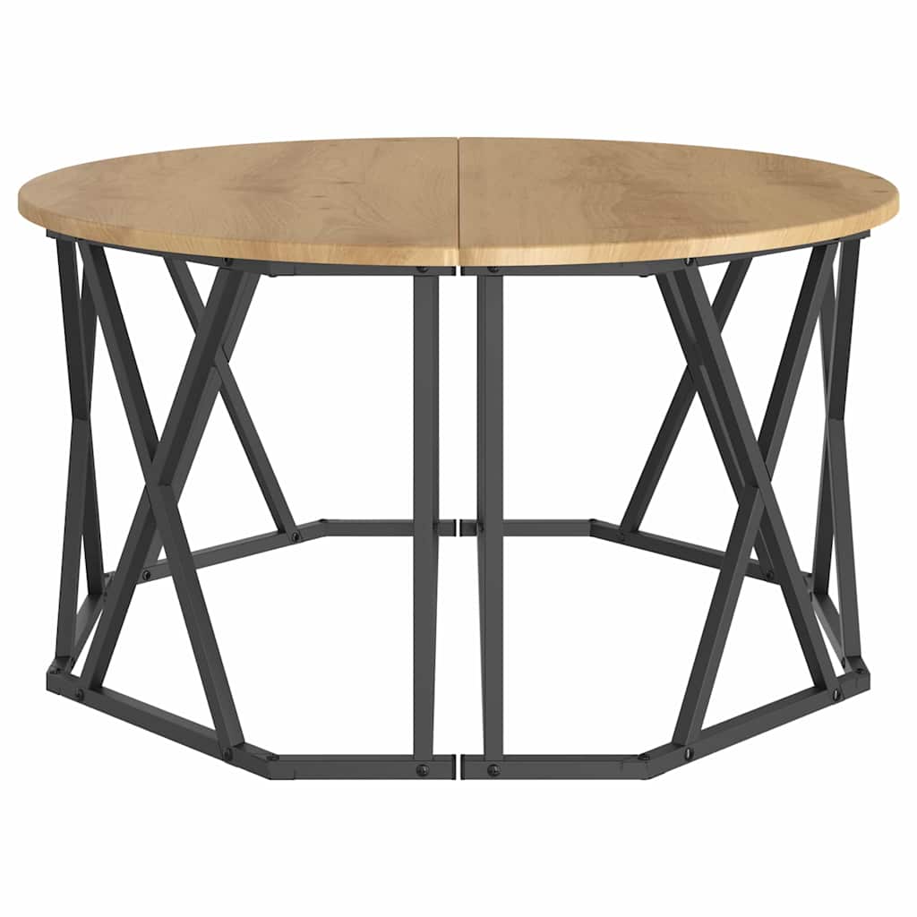 Salontafel Artisan Eiken 80 x 80 x 42 cm is nu te koop bij PeponiXL, paradijselijk wonen!