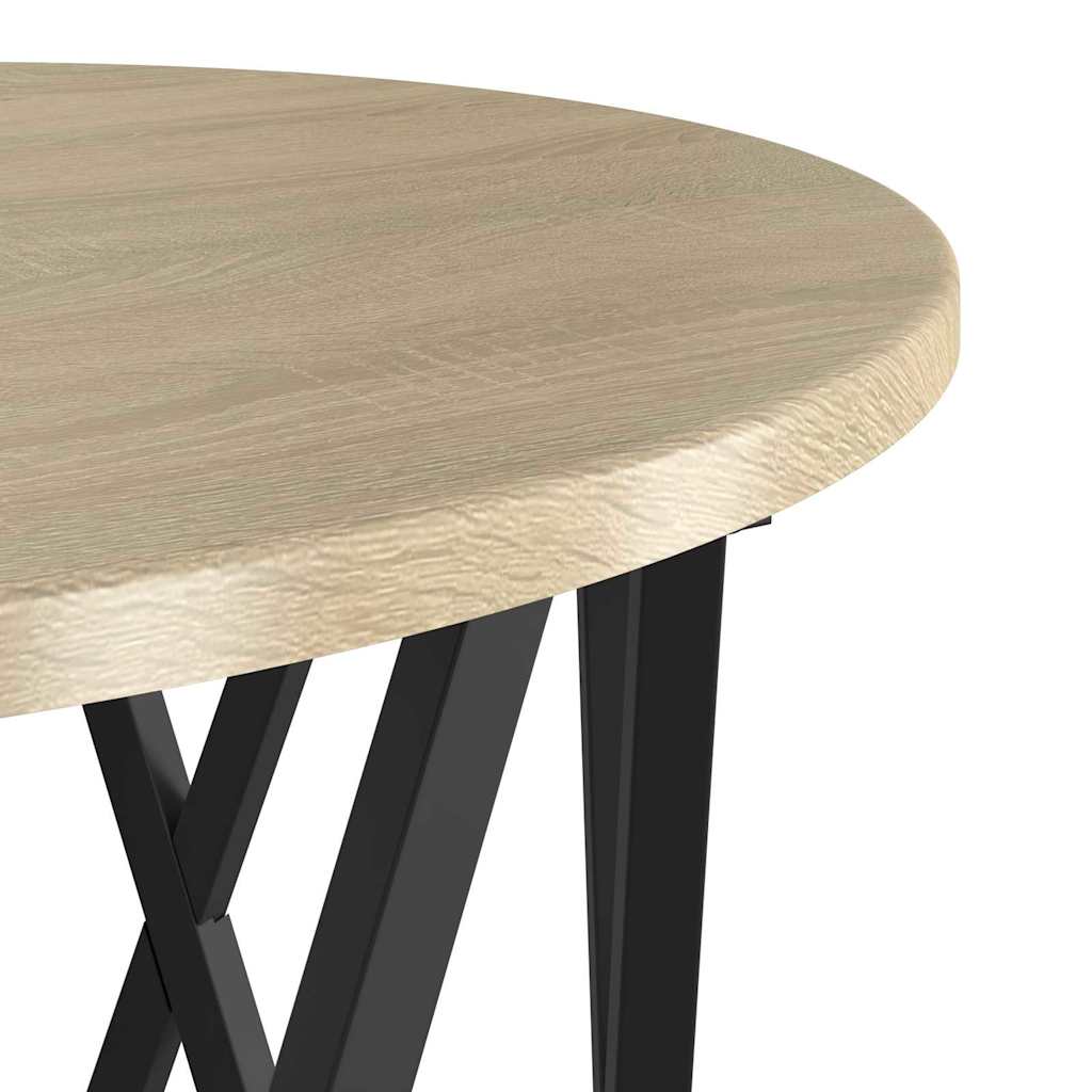 Nestbare Bijzettafel 3 pcs Sonoma Eiken is nu te koop bij PeponiXL, paradijselijk wonen!
