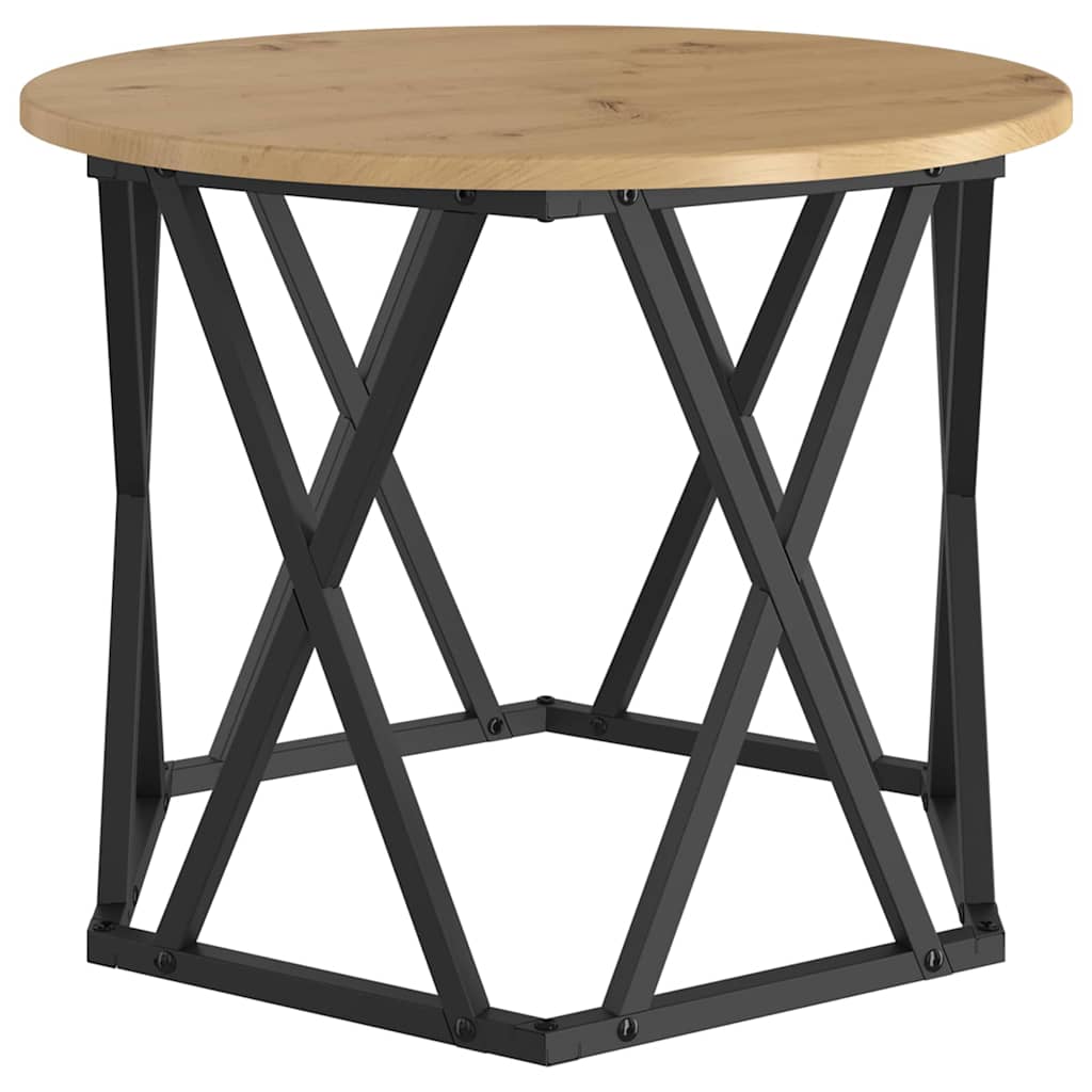 Nestbare Bijzettafel 3 pcs Artisan Eiken is nu te koop bij PeponiXL, paradijselijk wonen!