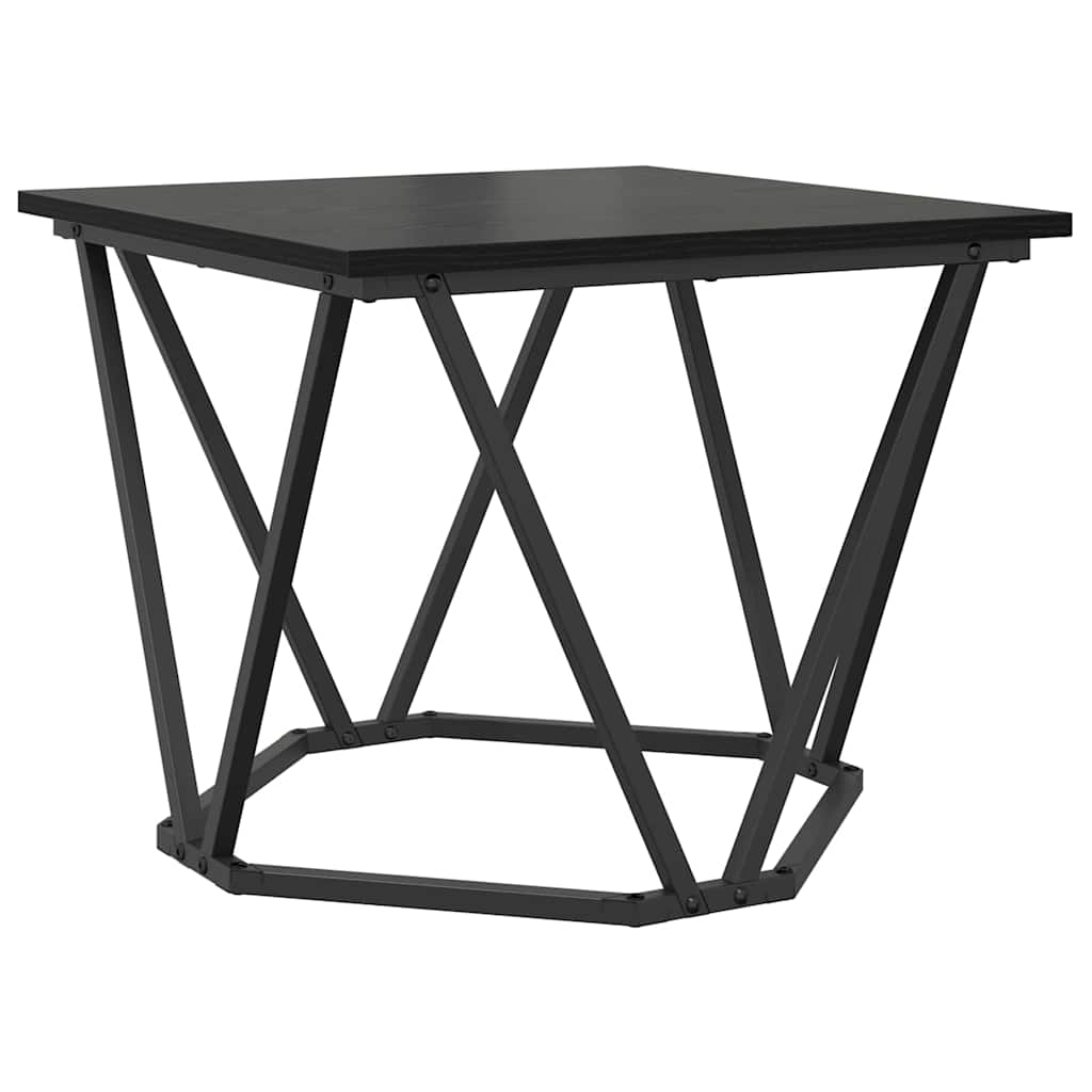 Bijzettafelset 2 pcs Zwart eiken 50 x 50 x 40 cm is nu te koop bij PeponiXL, paradijselijk wonen!