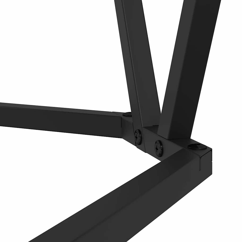 Bijzettafelset 2 pcs Artisan Eiken Engineered hout en staal is nu te koop bij PeponiXL, paradijselijk wonen!