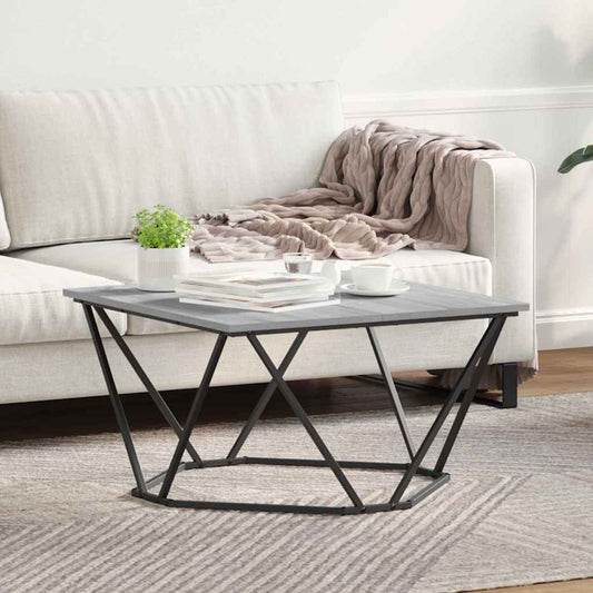 Salontafel Grijs Sonoma 80 x 80 x 45 cm is nu te koop bij PeponiXL, paradijselijk wonen!