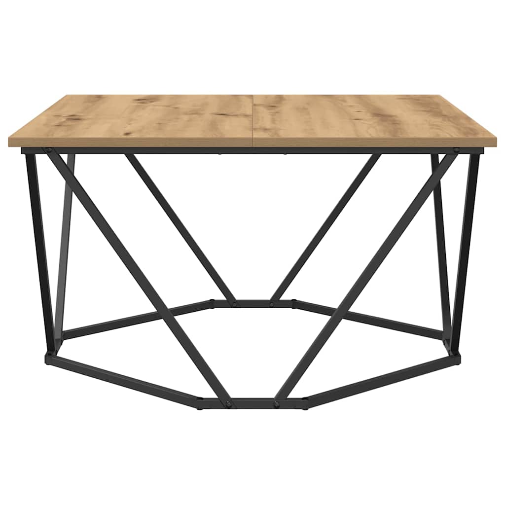 Salontafel Artisan Eiken 80 x 80 x 45 cm is nu te koop bij PeponiXL, paradijselijk wonen!