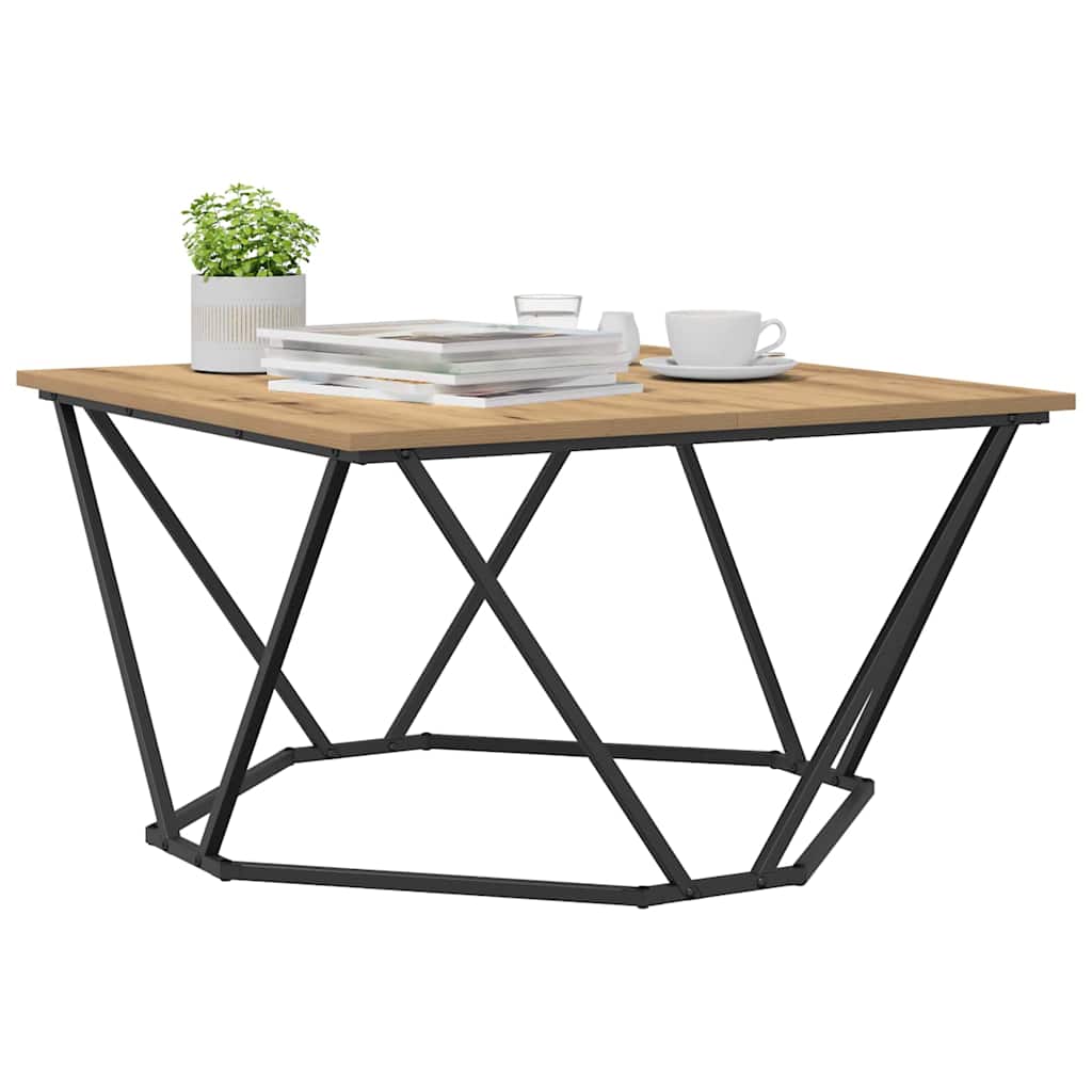 Salontafel Artisan Eiken 80 x 80 x 45 cm is nu te koop bij PeponiXL, paradijselijk wonen!