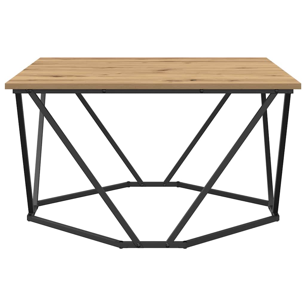 Salontafel Artisan Eiken 80 x 80 x 45 cm is nu te koop bij PeponiXL, paradijselijk wonen!