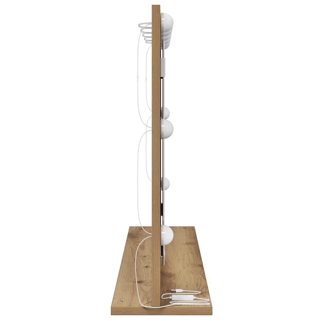 Schmink Spiegel Rechthoekig Artisan Eiken 80 x 55 x 18 cm is nu te koop bij PeponiXL, paradijselijk wonen!