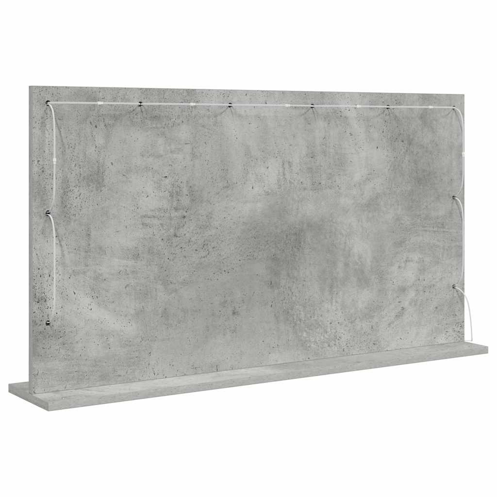 Schmink Spiegel Rechthoekig Beton Grijs 100 x 55 x 18 cm is nu te koop bij PeponiXL, paradijselijk wonen!