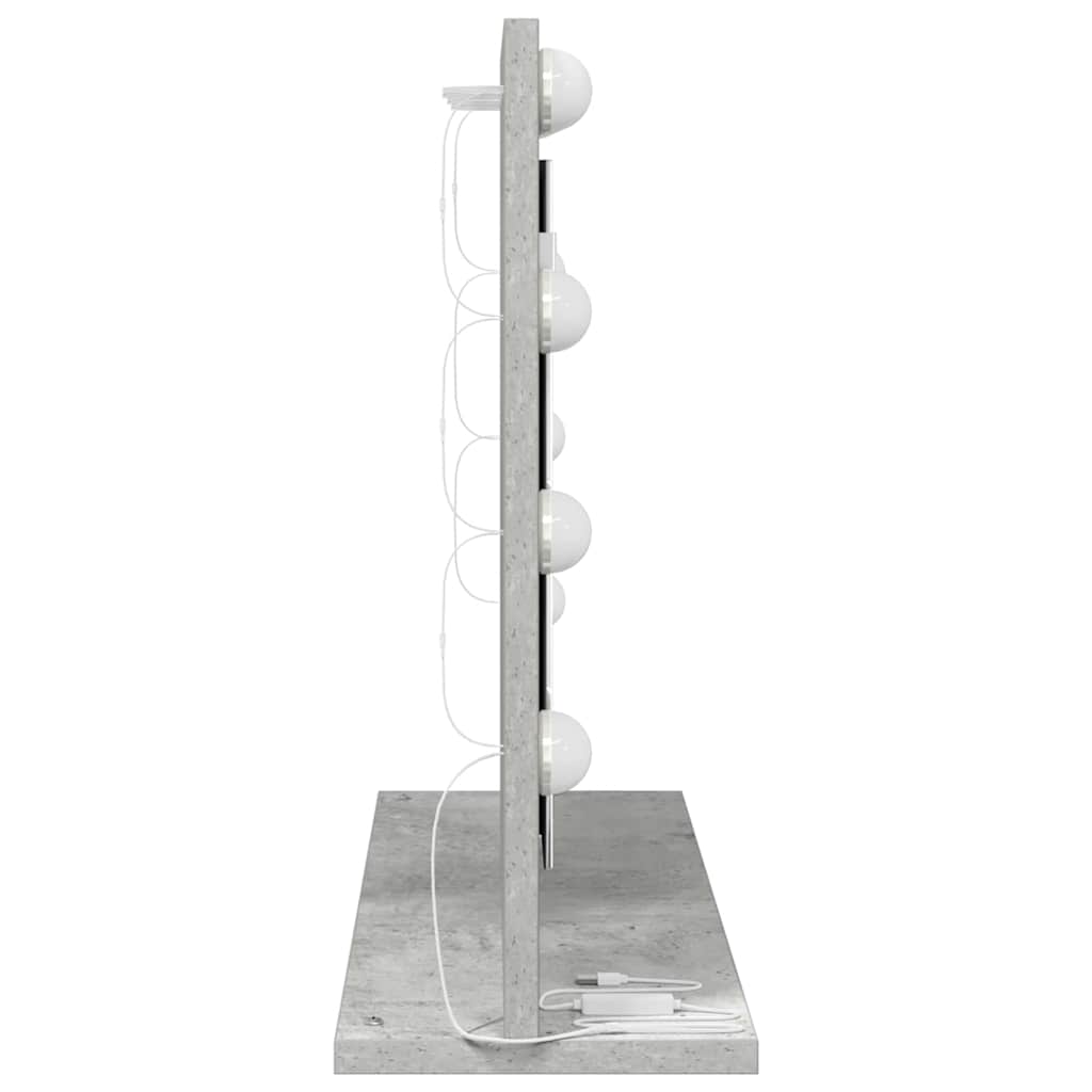 Schmink Spiegel Rechthoekig Beton Grijs 60 x 45 x 18 cm is nu te koop bij PeponiXL, paradijselijk wonen!