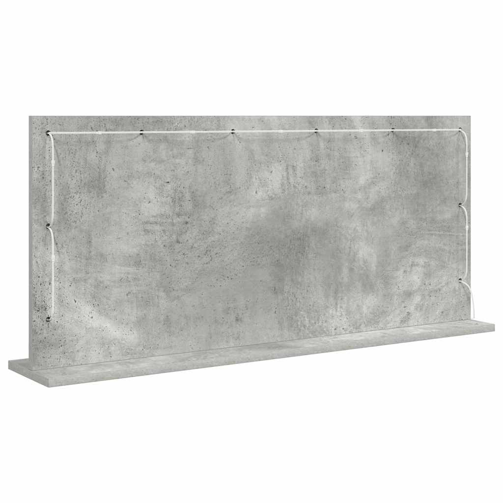 Schmink Spiegel Rechthoekig Beton Grijs 100 x 45 x 18 cm is nu te koop bij PeponiXL, paradijselijk wonen!