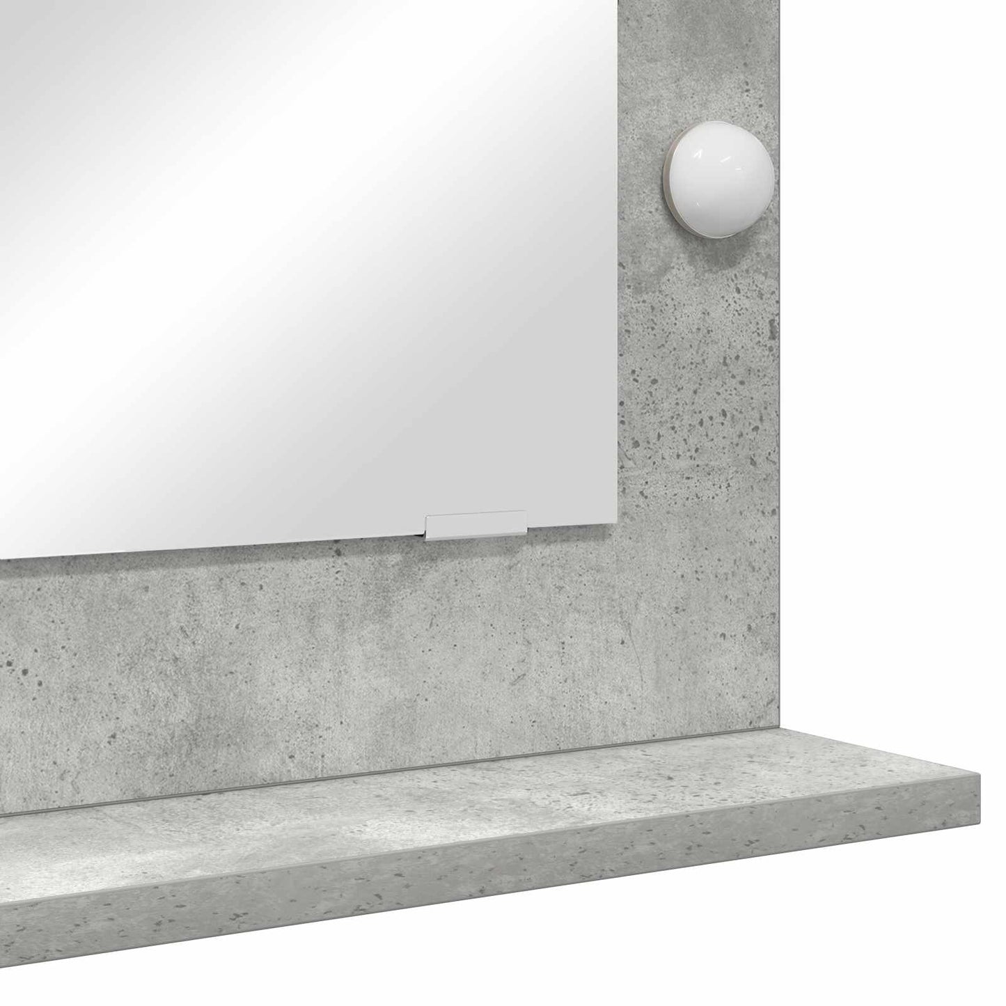 Schmink Spiegel Rechthoekig Beton Grijs 70 x 50 x 18 cm is nu te koop bij PeponiXL, paradijselijk wonen!