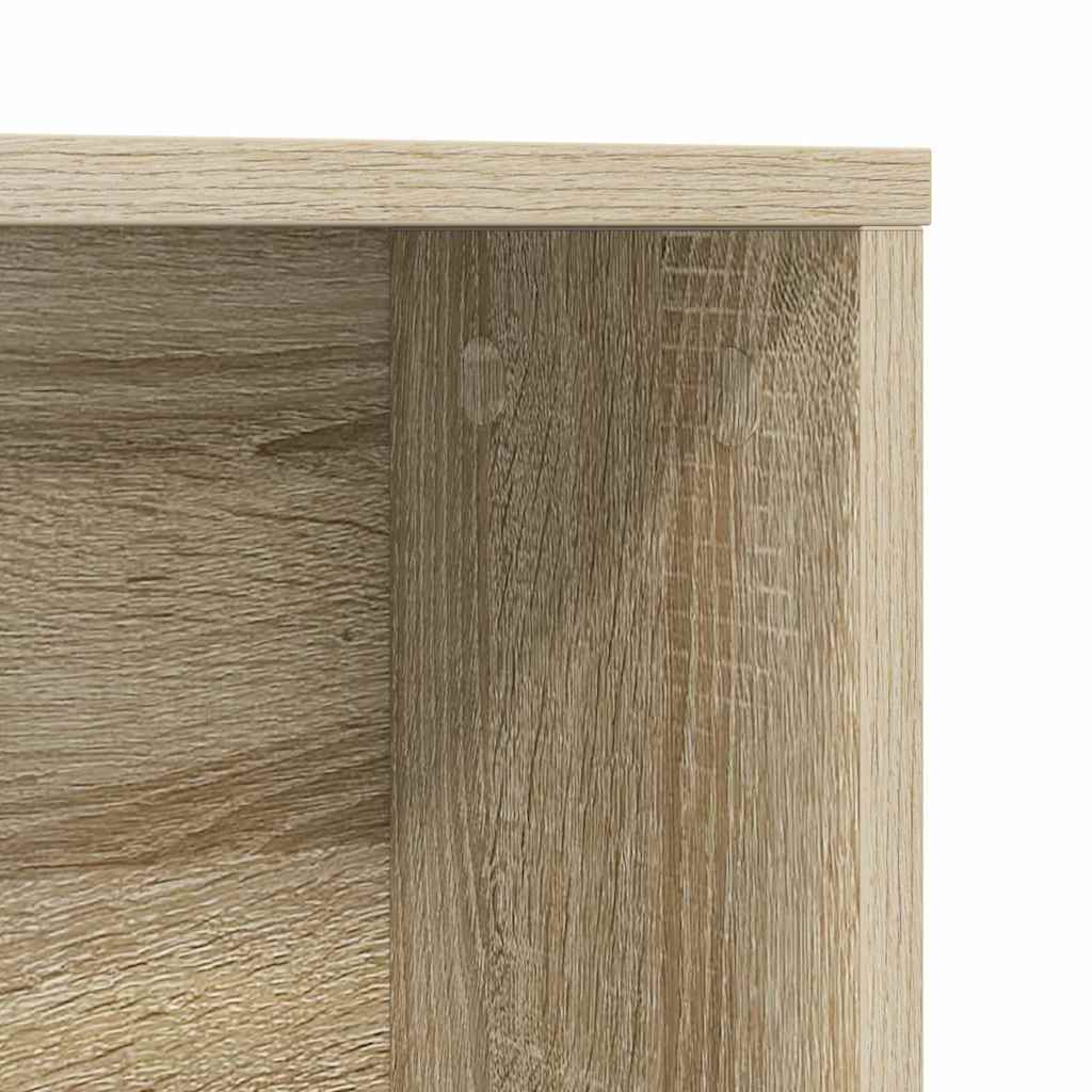 Bureau met plank Sonoma Eiken 91 x 50 x 149 cm Bewerkt hout is nu te koop bij PeponiXL, paradijselijk wonen!