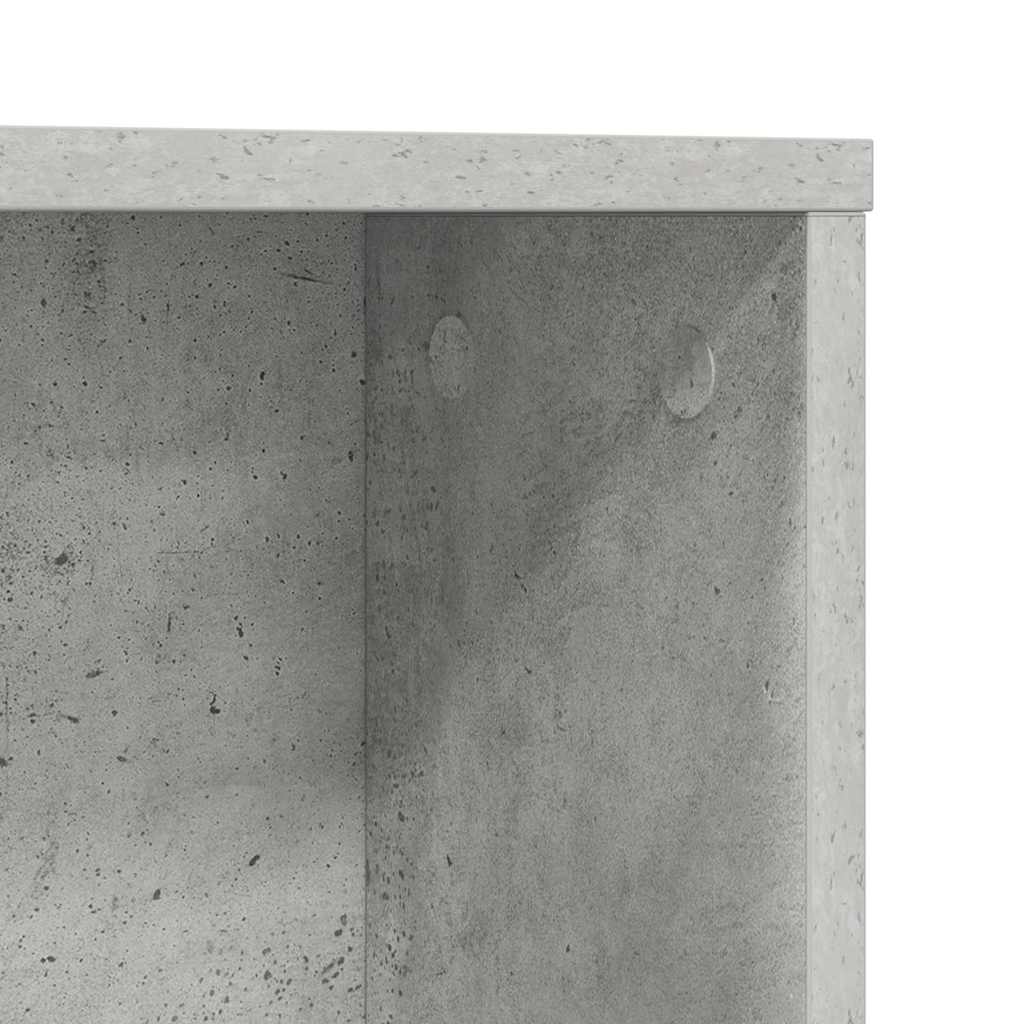 Bureau met plank Beton Grijs 91 x 50 x 149 cm Bewerkt hout is nu te koop bij PeponiXL, paradijselijk wonen!