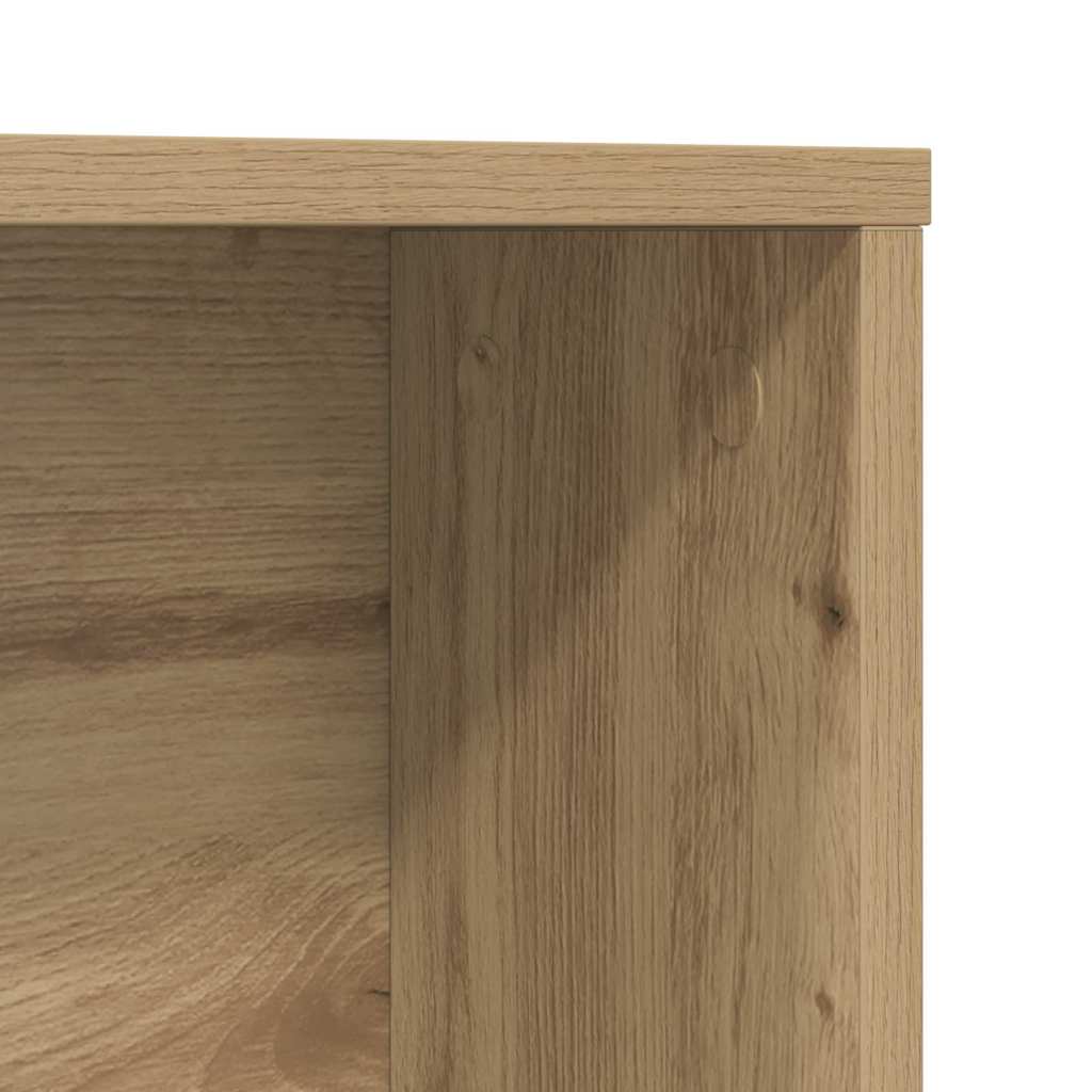 Bureau met plank Artisan Eiken 91 x 50 x 149 cm Bewerkt hout is nu te koop bij PeponiXL, paradijselijk wonen!