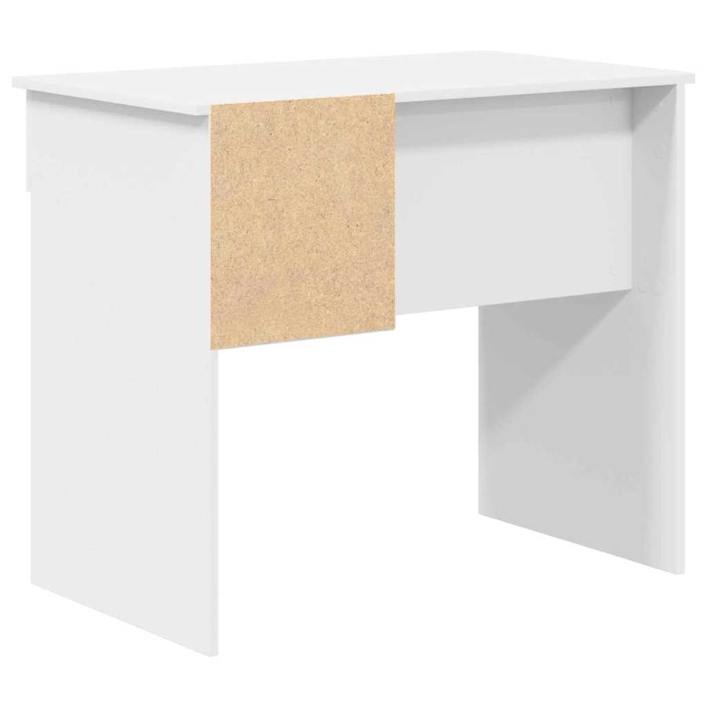 Bureau met lade met plank Wit 90 x 49 x 75 cm Bewerkt hout is nu te koop bij PeponiXL, paradijselijk wonen!