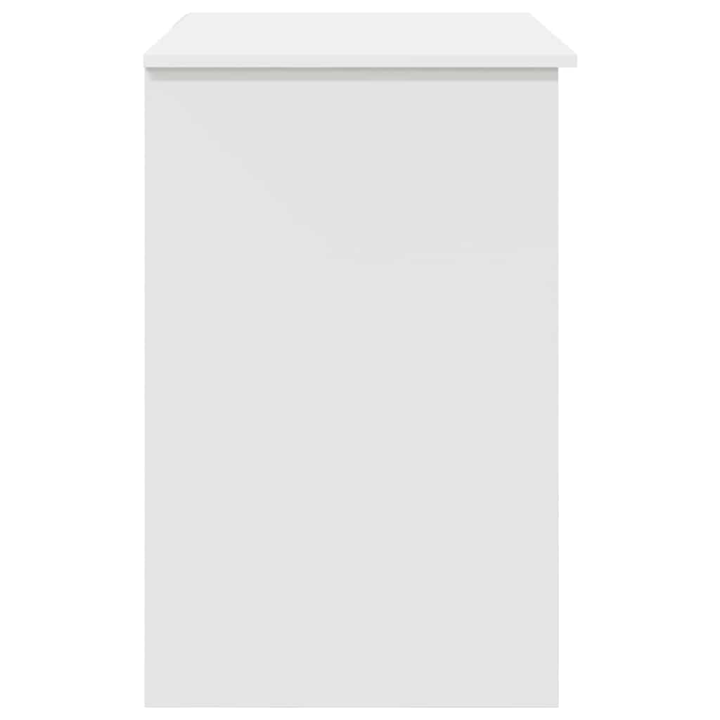 Bureau met lade met plank Wit 90 x 49 x 75 cm Bewerkt hout is nu te koop bij PeponiXL, paradijselijk wonen!