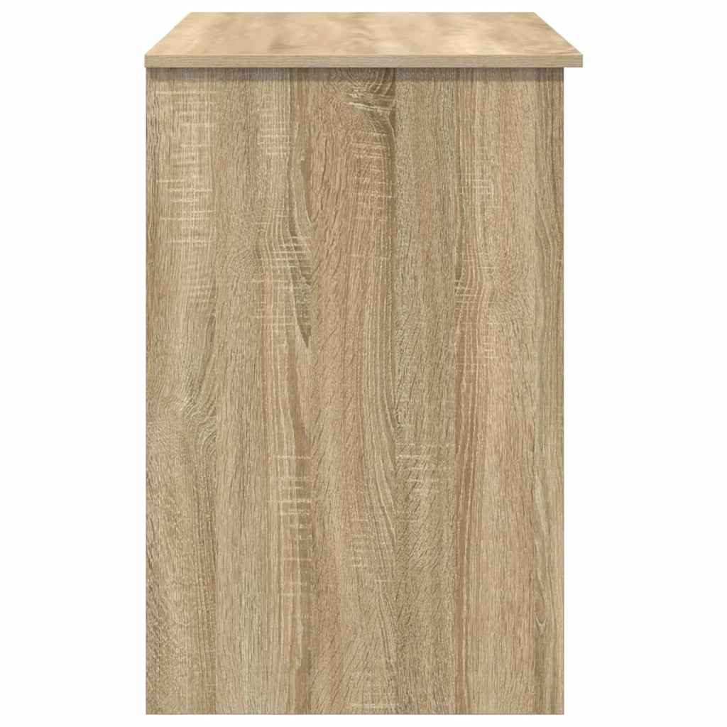 Bureau met lade Sonoma Eiken 90 x 49 x 75 cm Bewerkt hout is nu te koop bij PeponiXL, paradijselijk wonen!