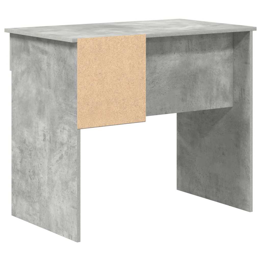 Bureau met lade Beton Grijs 90 x 49 x 75 cm Bewerkt hout is nu te koop bij PeponiXL, paradijselijk wonen!