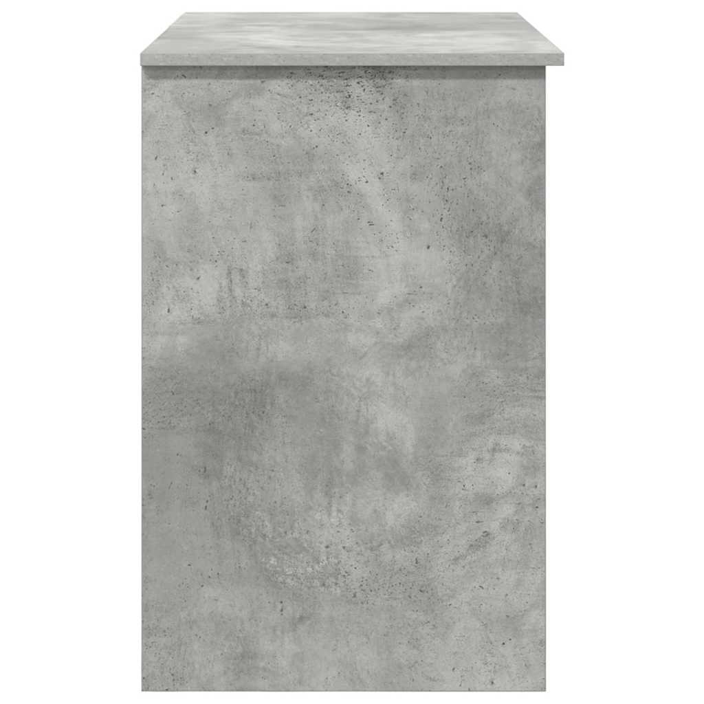 Bureau met lade Beton Grijs 90 x 49 x 75 cm Bewerkt hout is nu te koop bij PeponiXL, paradijselijk wonen!