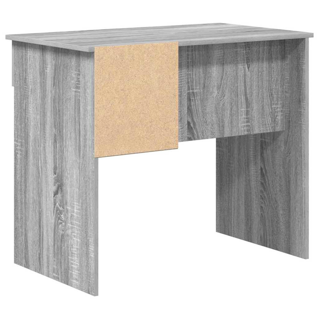 Bureau met lade Grijs Sonoma 90 x 49 x 75 cm Bewerkt hout is nu te koop bij PeponiXL, paradijselijk wonen!