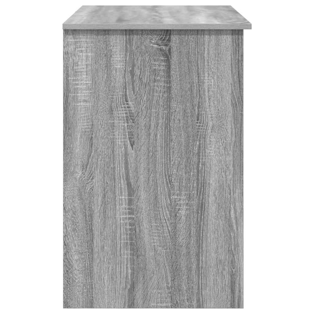 Bureau met lade Grijs Sonoma 90 x 49 x 75 cm Bewerkt hout is nu te koop bij PeponiXL, paradijselijk wonen!