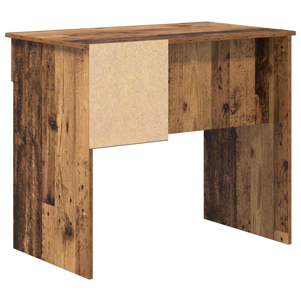 Bureau met lade met plank Oud Hout 90 x 49 x 75 cm Bewerkt hout is nu te koop bij PeponiXL, paradijselijk wonen!