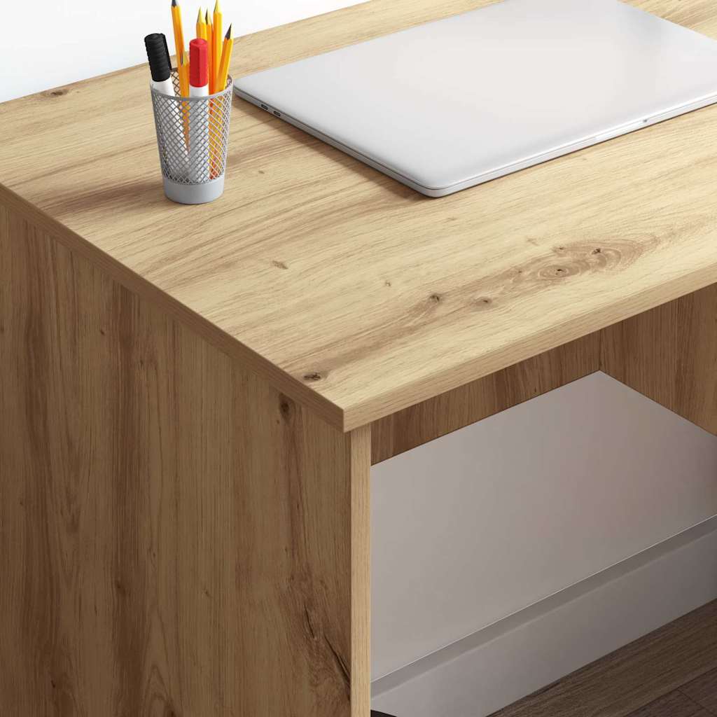 Bureau met lade Artisan Eiken 90 x 49 x 75 cm Bewerkt hout is nu te koop bij PeponiXL, paradijselijk wonen!